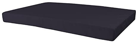 MyVorrei Sitz- oder Rückenkissen für Sessel für den Außenbereich und Garten, 80 x 120 cm, Dicke 10 cm, abnehmbarer Bezug mit Reißverschluss, Bezug 100 % Polyester