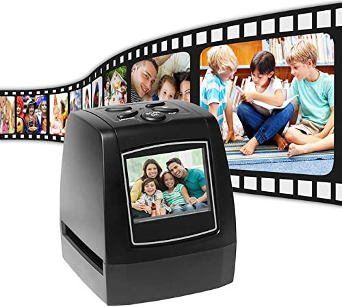 TsoLay Mini Digital Film Slide Scanner, Film 35mm 135mm High Resolution Viewer with LCD Display, Convert 35mm Negative Film & Slide To Digital JPEG Save Into SD Card Of Computer/Software