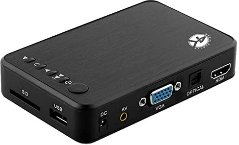 Oikabio Lecteur VidéO 4K HD Disque Dur Lecteur Blu-Ray Lecture en Boucle de DéMarrage Prise UE