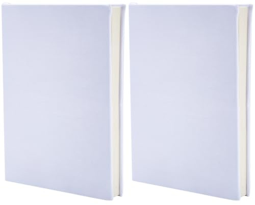 craspire Dehnbarer Bucheinband, 6X9 weiße, Elastische Notebook-Hülle, Bis Zu 18.5, langlebig, Waschbar, Wiederverwendbar, Schutzhülle Für Liebhaber von Hardcover-Büchern, Taschenbüchern