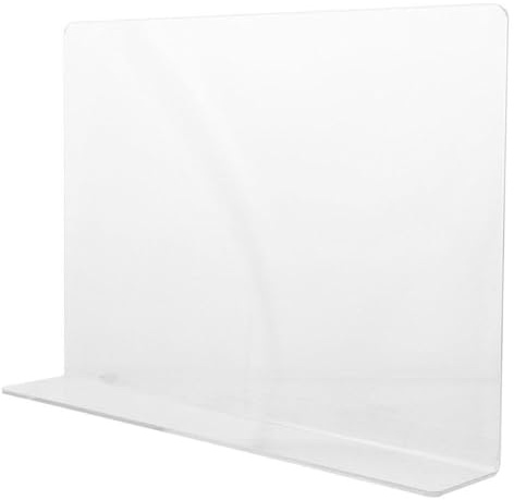 Cabilock Acryl-Spülbecken-Spritzschutz Klarer Spritzschutz 38 1 X 20 3 cm Schutz Für Arbeitsplatten-Trennwand Küche Badezimmer Waschbecken L
