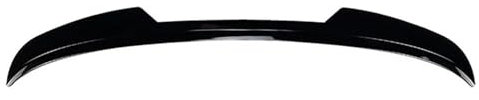 Auto Heckspoiler Für Ford Für Fiesta Für ST Line MK6 MK6.5 2008-2017 ABS Heckflügel Fester Windspoiler Oberer Heckflügel Modifiziertes Zubehör Heckspoiler Flügel(Schwarz glänzend)