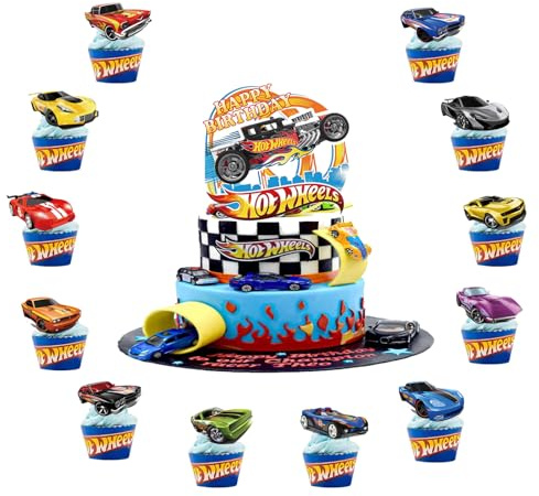 25 Cake Toppers, Decoration Gateau Anniversaire, Cupcake Toppers,Gâteau Toppers, Enfants Décoration De Fête Anniversaire pour Fête de Filles Garçons