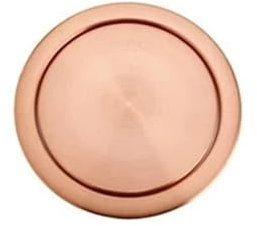 Coperchio della pattumiera da incasso Coperchio a ribalta girevole in acciaio inox rotondo a filo incassato incorporato, con bilanciamento, for pattumiera, piano di lavoro della cucina(Rose Gold)