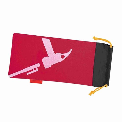 Bolsa de Nailon Oxford para Martillo y Clavos de Tienda, Organizador portátil con Hebilla para Accesorios de Escalada y Camping, Almacenamiento Resistente al Aire (Negro)