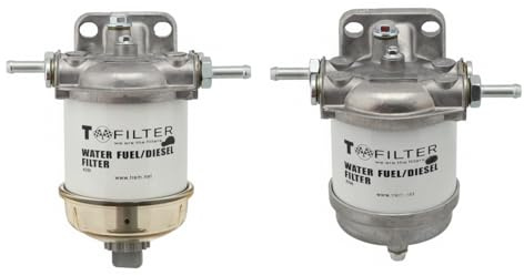 wellenshop Dieselfilter mit Wasserabscheider bis 150 PS, Treibstofffilter, Kraftstofffilter für Boote
