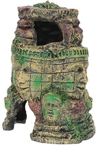 HAPINARY Décoration Terrarium Grotte pour Reptiles Cachette Réaliste pour Terrarium Accessoire Décoratif Naturel pour Animaux De Compagnie