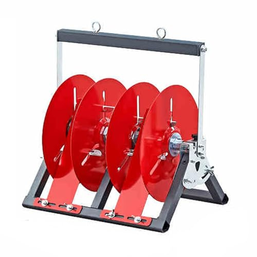 Generisch Robuster Kabeltrommelständer – Kabeltrommelhalter und -Spender, langlebiges Kabelablageregal für Werkstatt oder Baustelle (35 x 28 x 38 cm) – Kabel effizient organisieren