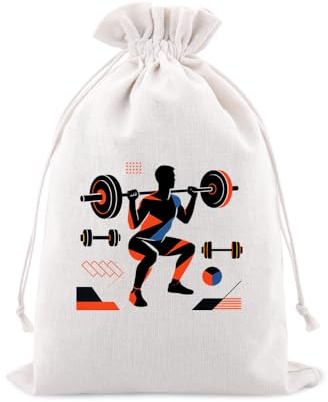 Weightlifting Bodybuildering Drawstring Bag Pouch for Fitness Workout Gym Gifts Cinch Lifter Gym Gear Storage Bag for Weightlifters Fitness Instructor Coach Thank You Gifts