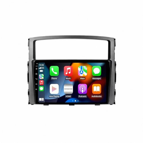 Car Radio Autoradio per Mitsubishi Pajero 4 V80 V90 2006-2024 Ips Schermo Tattile Supporto Gps Navigatore Wireless Radio Carplay Android Auto Wifi Dab+ Bluetooth Dsp, 4 Nucleo 2G+32G