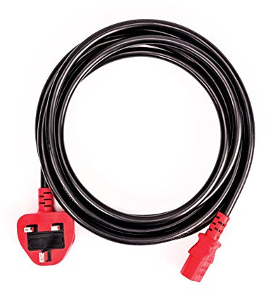 D'Addario Netzkabel mit IEC- und G-Stecker, 3 m (GB), von D'Addario