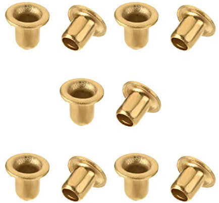 Yinpecly Hohlnieten, M2,5 x 3 mm, Kupfer, Hohlnieten, Ösen, doppelseitige Leiterplatte, Leiterplatte für tägliche Wohngeräte, Maschinenbau, 200 Stück