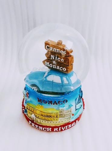 Boule A Neige 9 CM Nice Cannes Monaco French Riviera
