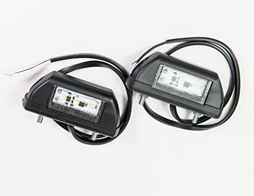 Web Truck 2 x LED Umrissleuchte Begrenzungsleuchte Hängend Positionsleuchte 12-24V, 2 Farben: weiß, rot, für LKW PKW Anhänger, Trailer, Wohnwagen usw
