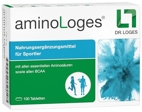 aminoLoges - 100 Tabletten- Für die gezielte Versorgung mit Aminosäuren | Die Spezialkombination aller BCAA und weiterer sport-relevanter Aminosäuren