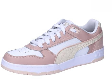 PUMA Unisex Rbd Game Low Baskets, Puma White Rose Quartz Rosebay, 37 EU