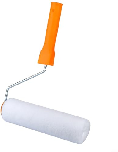 Oniissy 9 inch Paint Roller Set, Paint Roller Brush Set, Texture Roller Brush Art Pattern Paint for Wall Knurling Turf Carpet Silk，Wall Painting Set(orange)