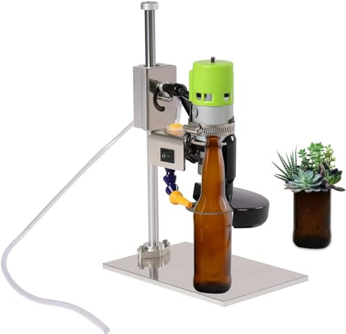 150W Elektrischer Glasschneider Glasflaschenschneidemaschine, Elektrische Flasche Schneidemaschine Elektrische DIY Edelstahl Flaschenschneider für verschiedene Weinflaschen 6000 r/min