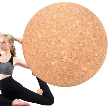Muskelball Deep Tissue,Yoga Deep Tissue Massage, Yoga Tissue Massage Ball,Therapie Kork Ball Set.Yoga Tissue Massage Ball, Muskelkater-Massageball Für Verschiedene Szenarien, Fitnessstudio