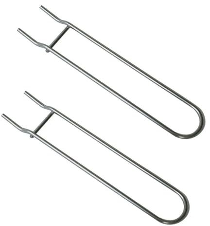 Hayaww 2 pcs Lève-Grille en Acier Inoxydable Levier de Grille de Barbecue poignées Grille de Barbecue soulever Facilement grilles Chaudes Sales Accessoires de Barbecue Barbecue Lifter Grille (A)