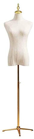 Nähen Schaufensterpuppe Kleid Form Mannequin Stand weibliche Schaufensterpuppe Torso Körper Einstellbare Halb Body Kleid Form Tailors Dummy, bequem und langlebig, für Bekleidungsgeschäft Tailor