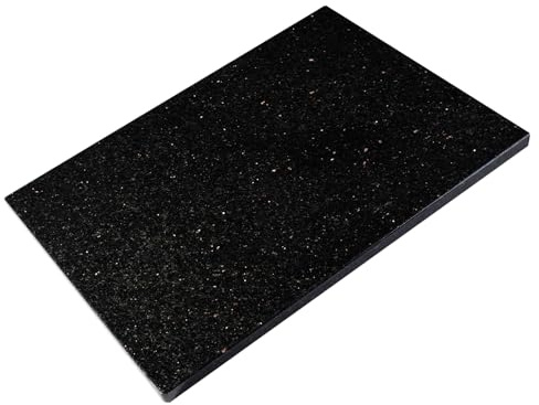Koville Tabla de cortar de mármol para cocina, 12 x 8 pulgadas, losa de piedra, tabla de queso, bandeja rectangular para servir encimera de baño, bandeja de tocador de mármol para joyas, cosméticos