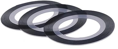 VICASKY 3pcs Shining Holographic Nail Striping Tapes Nail Art Stickers for Decorations