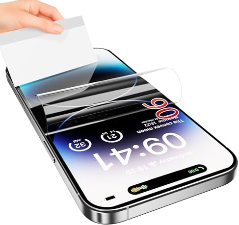 JUVENPROTO Confezione da 3 pellicole protettive in TPU per Honor 90, sblocco delle impronte digitali, HD, trasparenti, antigraffio, senza bolle, ultra sottili, facili da installare per 90