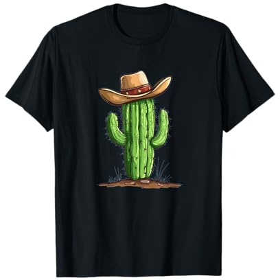 Costume de cactus de cowboy amusant pour les amateurs du Far West T-Shirt
