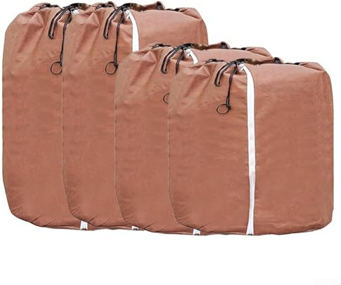 Pflanzenschutzabdeckung für Winterfrost, Aluminiumfolie und Oxford-Stoffmaterial, geeignet für Zitrusbäume, Sträucher und verschiedene Topfpflanzen (65 x 70 cm)