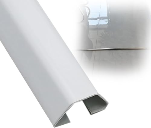 goulotte Electrique Cache-câbles Autocollant De 30 Mm, 38 Mm Et 50 Mm De Large, pour Hôtel/Studio D'enregistrement, Protection De Câble Au Sol en Acier(B- 1 PC,L Outer Width 50cm x 38mm)