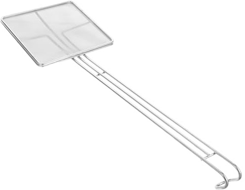 Healeved Cucharón Colador Cuadrado Acero Inoxidable Malla Fina Resistente Aceite Cocina Freír Pollo y Papas Fritas Filtro de Grasa para Uso Doméstico
