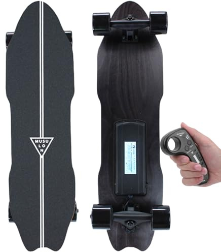Elektro Skateboard, wasserdichtes Longboard-Skateboard mit 40km/h höchstgeschwindigkeit, 8–30 km reichweite, Mobility Transport Tools für Erwachsene Single-Drive-8km