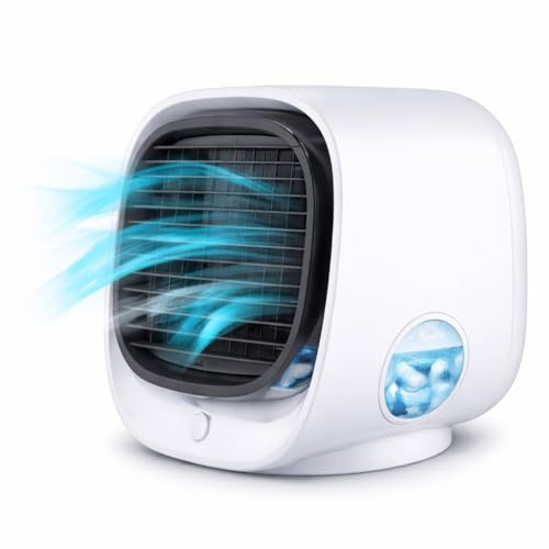 AiraBreeze™ Mini Klimaanlage Luftkühler Tragbar Ventilator Schlafzimmer Leise