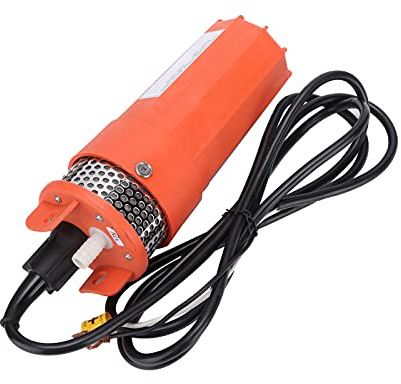 Keenso Pompa Sommersa, 12 V, Sollevamento Elevato 70 M con Pressostato, Avvio Automatico e Arresto, per Booster Fluviale da Esterno