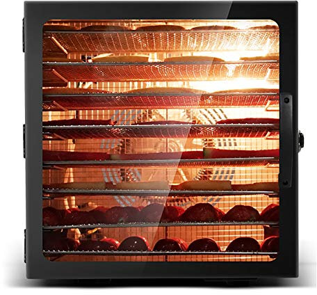ZYFA Déshydrateur Alimentaire, Minuteur,8Étages Déshydrateur Alimentaire, Déshydrateur pour Fruits, Légumes et Viandes,Thermostat Réglable 35°C-90°C