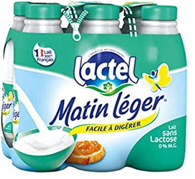 Lactel Mañana Leche Ligera, 6 x 1 L