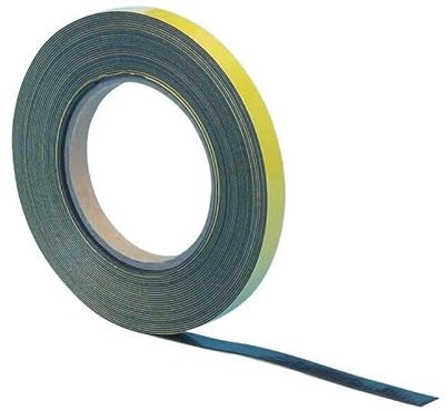 ROTOLO NASTRO BIADESIVO PER MODANATURE NERO CORCOS 6mm x 10 mt AUTO 923A