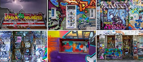 Graffiti Postkarten-Set - 6 Karten / Grußkarten / Ansichtskarten | Fotos Bilder mit StreetART Motiven aus dem Hamburger Schanzenviertel (Schanze) und St. Pauli