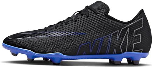 Nike Herren Vapor 15 Club Fg/Mg Fussballschuh, Black/Chrome-Hyper R, 46 EU