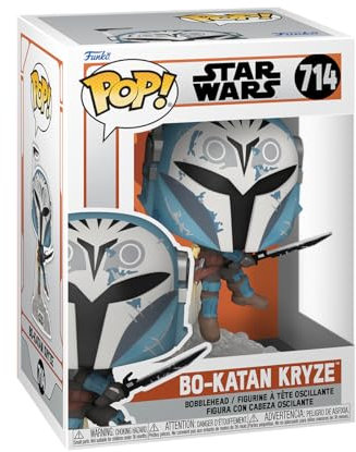 Funko Pop! Star Wars: The Mandalorian – BO-Katan mit Darksaber​ and Jet Pack - Vinyl-Sammelfigur - Geschenkidee - Offizielle Handelswaren - Spielzeug Für Kinder und Erwachsene - TV Fans