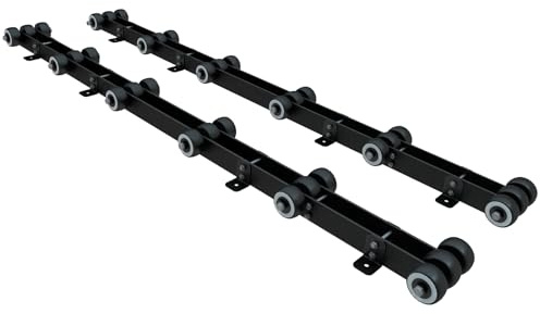 Doniks Heavy Duty Boat Trailer Roller,Steel Bottom Support,Withstand 2000 LBS Boat Storage Trailer,Trailer Roller,Heavy Duty Boat standsfor Dinghy,Sailboat