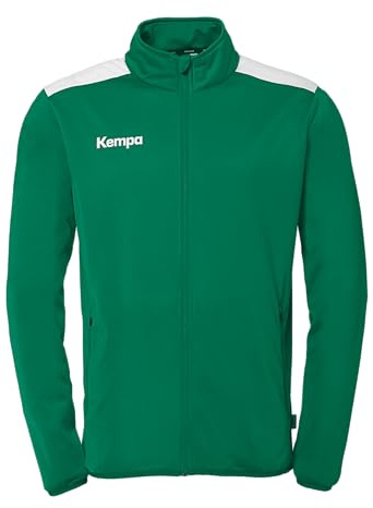 uhlsport Kempa Handboll Emotion 27 poly jacka sportjacka träningsjacka gå ut jacka för män och pojkar – utan huva med fickor med dragkedja