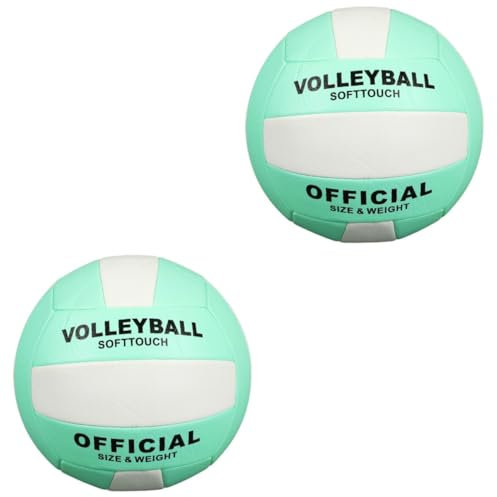 BESPORTBLE 2 Stück Spieltraining Volleyball Indoor Sport Volleyball Outdoor Spielball Volleyball Für Indoor Sportarten Strandspielgeräte Outdoor Volleyball Soft Volleyball