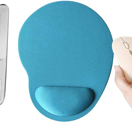 Alfombrilla ergonómica para ratón, cómoda almohadilla para puntero de