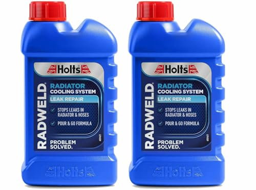 HOCHSTE Holts Radweld 250ml - Radiator & Cooling System Leak Repair, Stops Leaks Fast, Prevents Future Damage Blue - 2 Pack 500ml