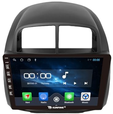 Car CarPlay Android Auto Navigation Stéréo GPS Radio Caméra arrière Display 10 IPS Touchscreen Headunit Tablet Pad Lecteur média pour Perodua/Daihatsu Myvi 2005-2009/Sirion 2005-2009, 4 Core 2G+64G