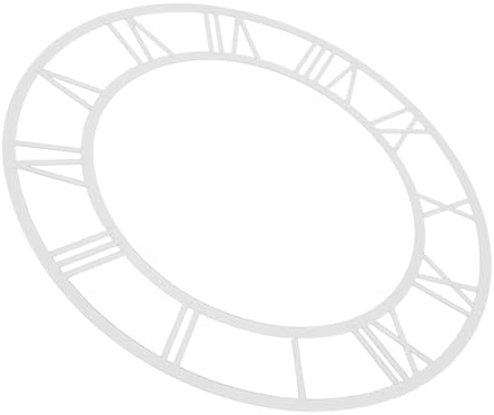 ULTECHNOVO Orologio da Muro Adesivo Rotondo Numeri Classici in Acrilico Argento, Scala Leggibile, Facile da Pulire, Decorazione Raffinata per Soggiorni e Ingressi
