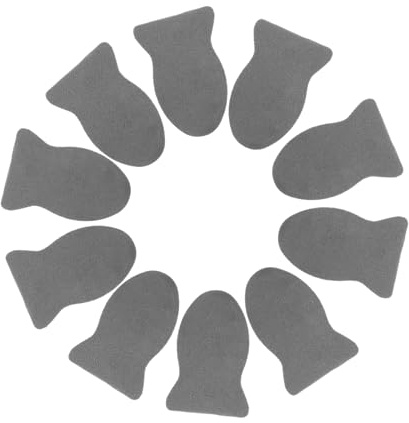 Happyyami Finger Handschuhe für Gaming mit Atmungsaktivem Material und Verschleißfestem Design 10 Stück Fingerschutz für Mobiles Spielen und Rennspiele