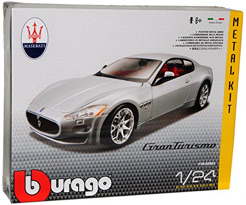 Generisch Maseratti GranTurismo Coupe Silber Ab 2007 Bausatz Kit 1/24 Burago Modell Auto